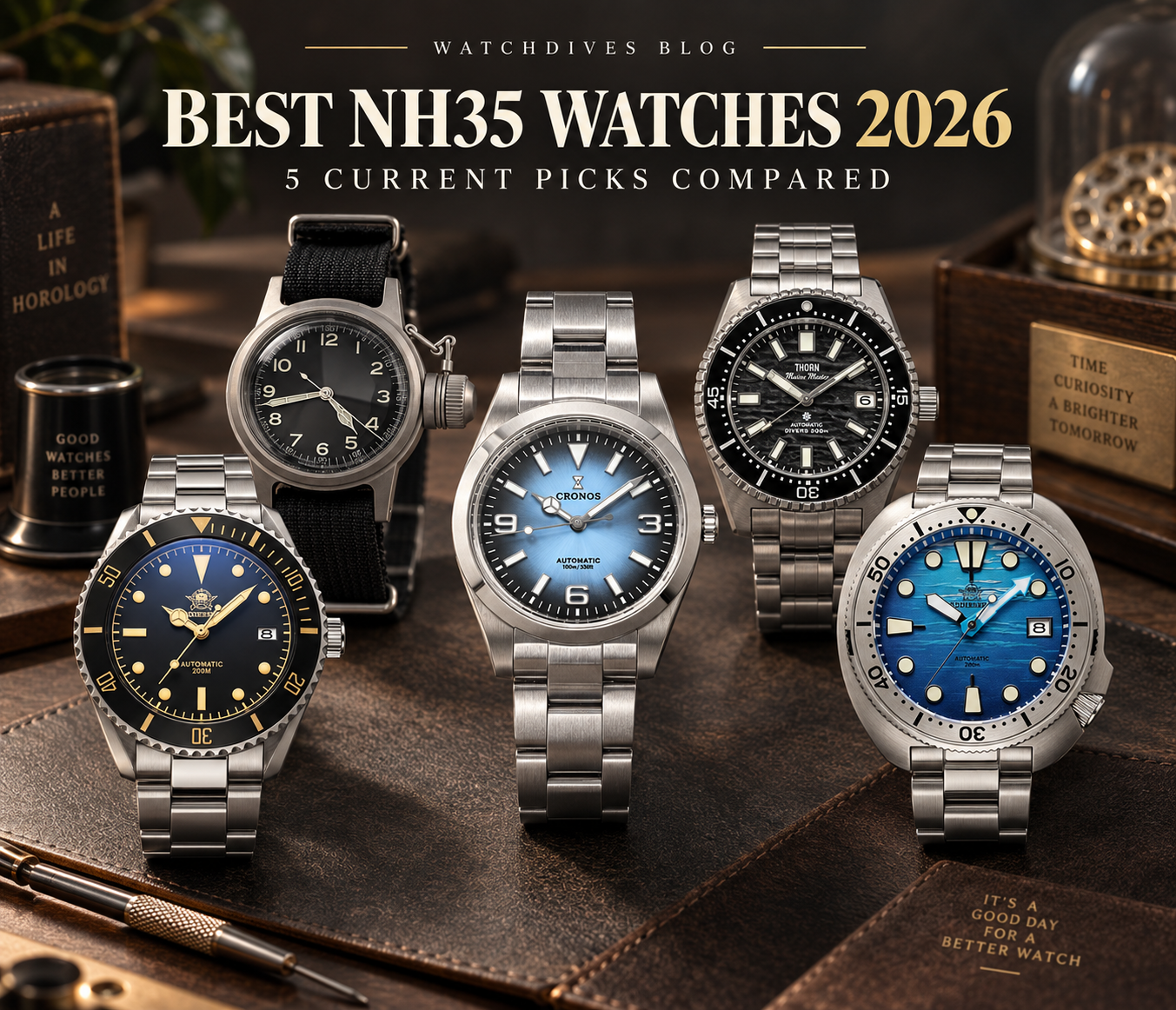 Best NH35 Watches in 2026: 5 Current Picks – WATCHDIVES