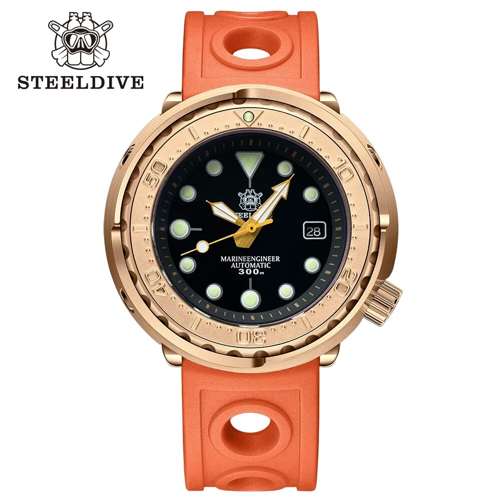 Shop Steeldive Bronze Watches Steeldive SD 1975 Tuna Diver Watch