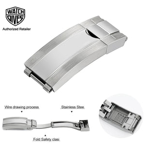 UK Warehouse - 9mm*9mm Stainless steel folding buckle glide lock