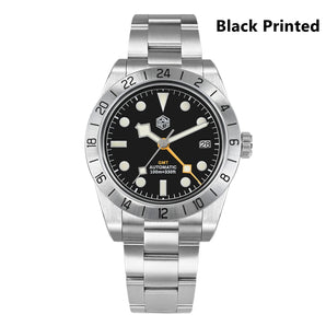 ★May Sale★San Martin 39mm BB NH34 GMT Watch SN0054-GE