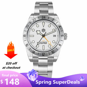 ★Spring Sale★San Martin 39mm BB NH34 GMT Watch SN0054-GE