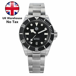 UK Warehouse - Watchdives x San Martin 39mm Stainless Steel Dive Watch SN0121GA