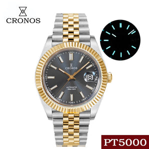 Cronos Two Tone Luxuty Diver Watches Men L6010