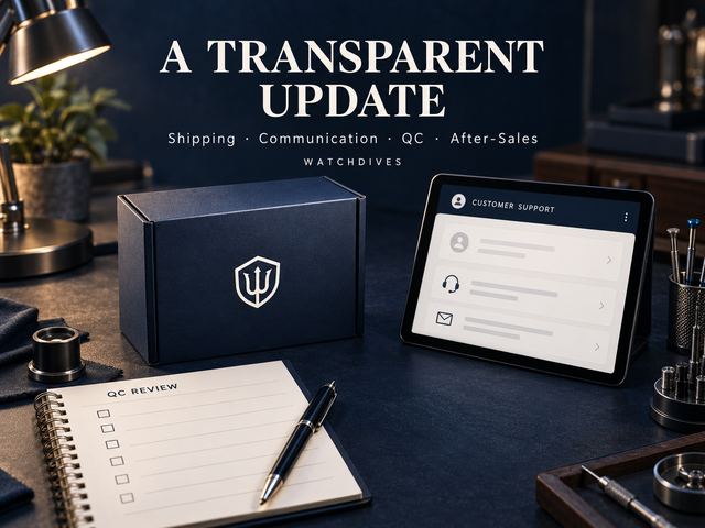 A Transparent Update from Watchdives: What Happened and What We’re Improving