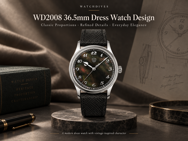Inside the WD2008: How We Designed Our 36.5mm Dress Watch