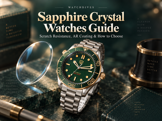 Sapphire Crystal Watches Guide: Scratch Resistance, AR Coating & How to Choose