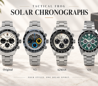 Tactical Frog Solar Chronograph Comparison | 4 Models – WATCHDIVES