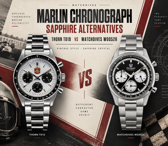 Timex Marlin Chronograph Alternatives with Sapphire – WATCHDIVES