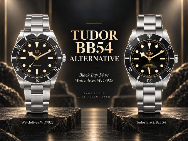 Affordable Tudor Black Bay 54 Alternative: Watchdives WD7922