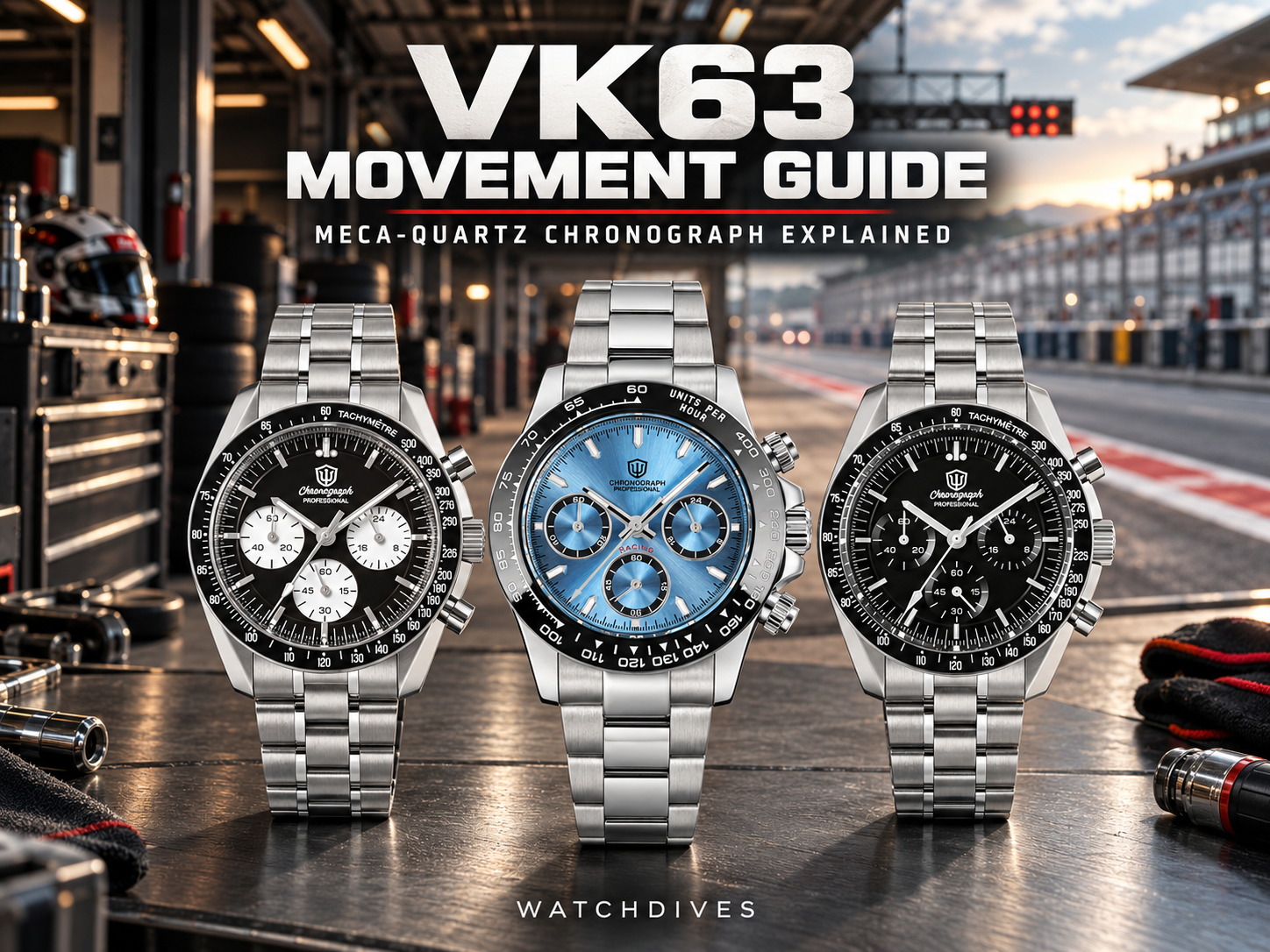 VK63 Movement Guide | Meca-Quartz Chronograph Explained – WATCHDIVES