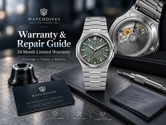 Watchdives Warranty Guide: 24-Month Limited Warranty & Repairs