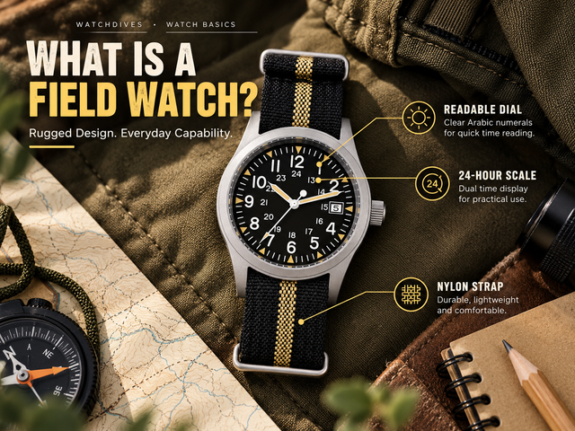 What Is a Field Watch? Fit, Movements & Dive Watch Comparison