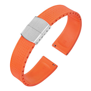 CTS FKM Tropical Style Rubber Strap with Deployant Clasp
