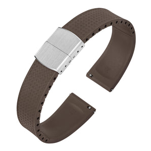CTS FKM Tropical Style Rubber Strap with Deployant Clasp