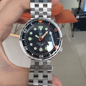 ★US Pre-Owned★ STEELDIVE Colorful SD1975C Tuna Dive Watch