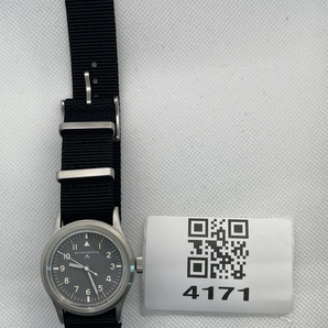 ★US Pre-owned★Militado 36mm Sapphire Crystal Retro Military Watch VH31/VH65 ML14