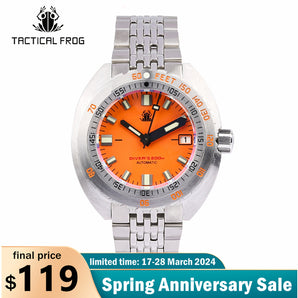 ★Anniversary Sale★Tactical Frog Sub 300T Diving Watch
