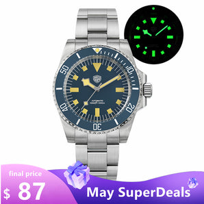★May Sale★Watchdives WD1969 Retro Snowflake Sub NH35 Mechanical Watch