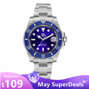 ★May Sale★Watchdives WD5512 NH35 Mechanical Sub Diver Watch