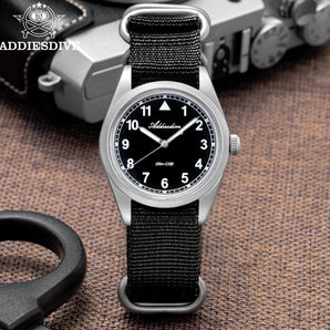 ★IN Warehouse★ADDIESDIVE VH31 Quartz Watches, 36mm Field Watch AD2079 Military Men Wristwatch