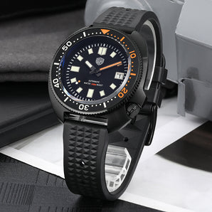 Watchdives PVD WD6105 Turtle Diver Watch