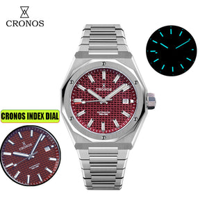 Cronos 39mm Hourglass Dial PT5000 Men Watch L6028