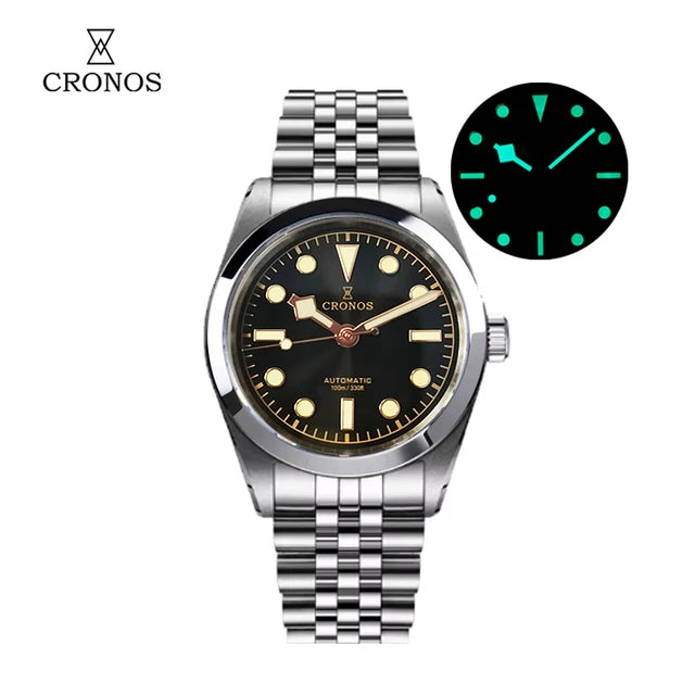 Cronos 36mm PT5000 Snowflake Automatic Men Watch L6036 from the official product page
