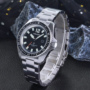 ★Big Save★KEASO 39mm Quartz Diver Men Watch