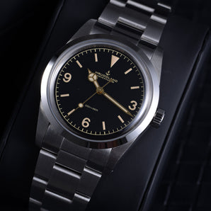 ★Big Save★Hruodland 36mm NH38 Vintage Men Watch F029