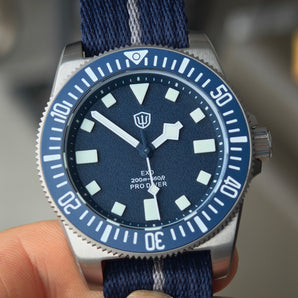 🔥EarlyBird🔥Watchdives 40mm EXD Titanium Diver Watch