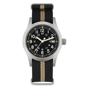 Militado Sapphire Crystal 38mm Field Watch ML05