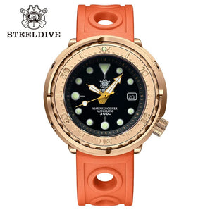 Steeldive 1975S Bronze Tuna Automatic Watch Men V2