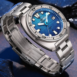Addiesdive 3D Deep Sea Turtle Dial Dive Watch AD2045