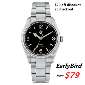 ★EarlyBird★Watchdives WD1960S V2 36mm VH31 Men Watch
