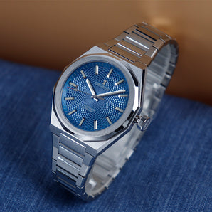 Cronos 39mm  Guilloche Dial Miyota9015 Men Watch L6038