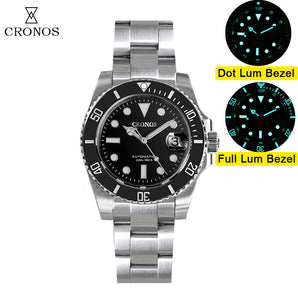 ★Pre-Owned★Cronos 2.5x Water Ghost NH35 Dive Watch L6015