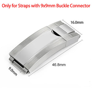 9mm*9mm Stainless steel folding buckle glide lock