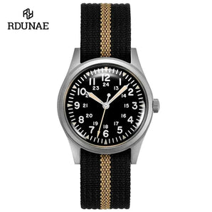 ★Pre-Owned★Rdunae RA03 Retro Khaki Filed Quartz Watch