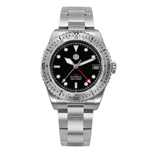 San Martin Bidirectional Bezel GMT Watch SN0112-G