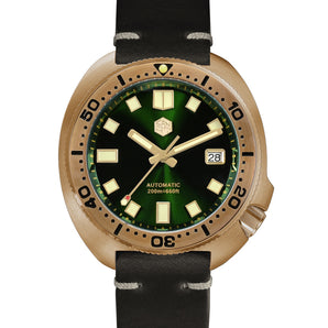 San Martin Bronze Captain Willard Turtle Watch SN047-V4