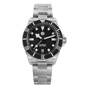 Watchdives x San Martin Titanium 39mm Dive Watch SN0121T-GB - Simple Chapter Ring