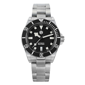 Watchdives x San Martin Stainless Steel 39mm Dive Watch SN0121GB - Simple Chapter Ring