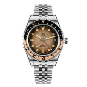 San Martin 40mm Vintage NH34 GMT Watch SN0134