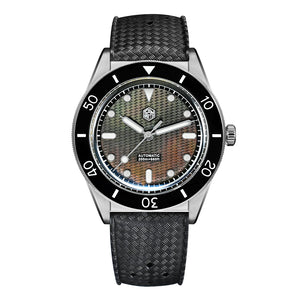 ⚡Black Friday⚡San Martin 39mm Guilloche MOP 90S5 Mechanical Watch SN0151