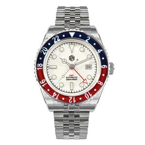 ★Spring Sale★San Martin Vintage NH35 GMT Watch SN005-B2