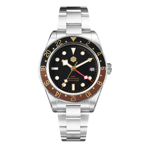 ★Weekly Deals★San Martin NH34 BB58 GMT Watch SN0109 V2