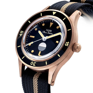 ★May Sale★Thorn Retro 50-fathoms Bronze Diver Watch