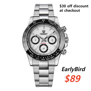 🔥EarlyBird🔥Watchdives WD16500 38mm VK63 Chronograph Watch V2