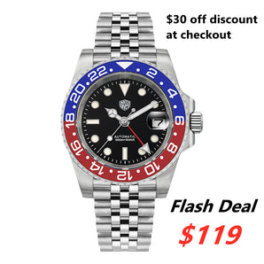 ★Flash Sale★Watchdives WD16760 NH34 Sub GMT Watch