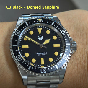 ★EarlyBird★Watchdives WD5513 PT5000 Vintage Sub Dive Watch V2